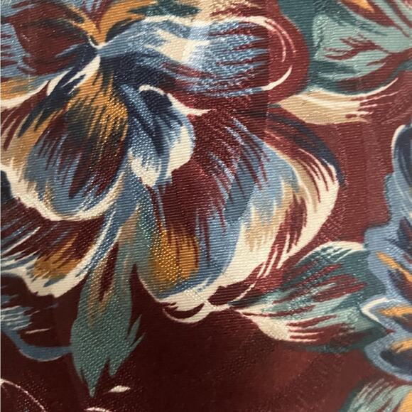 Blue and Brown Abstract Pattern Tie - Picture 6 of 7